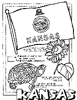 Kansas coloring page