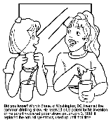 Drinking Straw Inventor coloring page