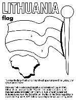 Lithuania coloring page