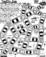 Traffic Jam coloring page