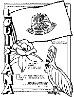 Louisiana coloring page