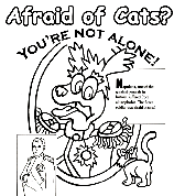 Napoleon and Cats coloring page