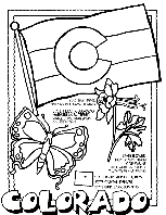 Colorado coloring page