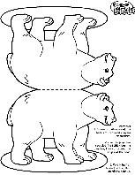 Bear coloring page