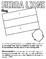Sierra Leone coloring page