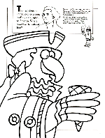 Jefferson Loved Ice Cream coloring page