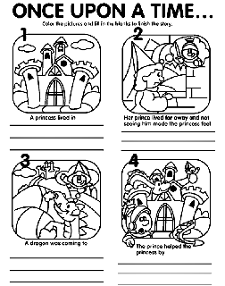 Once Upon A Time coloring page