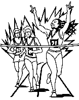 Running coloring page