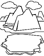 Glacier coloring page