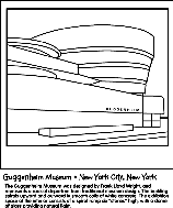 Guggenheim Museum coloring page