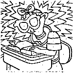 School Days coloring page