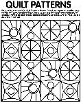Quilt Patterns coloring page