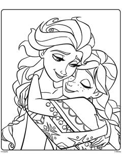 Frozen Anna and Elsa