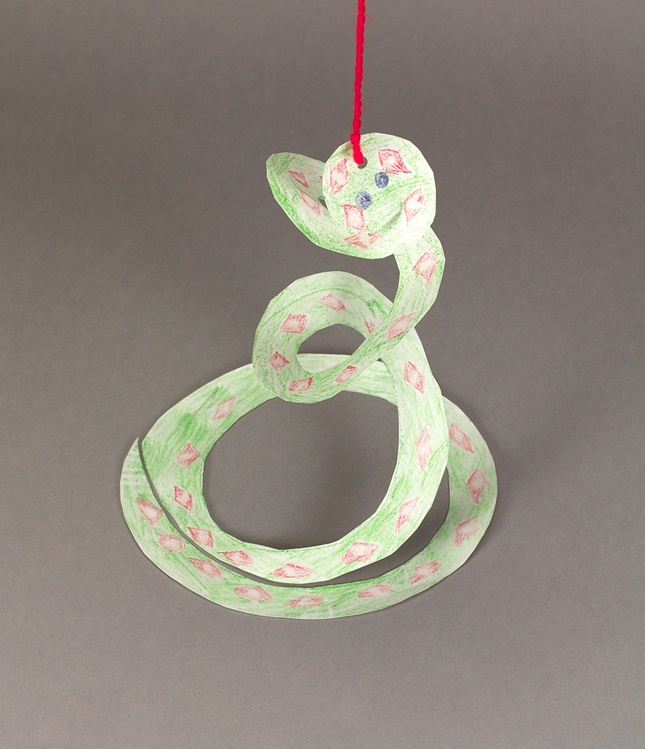 Whirly Curly Snake craft