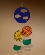 Floating Hot-Air Balloons craft