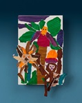 Jumping Jungle Collage craft
