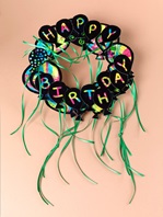 Happy Birthday Wreath craft