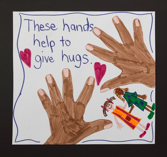 Lend a Hand -- Heal a Heart craft