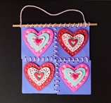 Hanging Hearts Cut-Paper Quilt craft