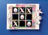 Black and White Tic-Tac-Toe craft