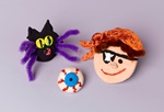 Halloween 'Boo!' Magnets craft