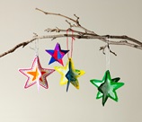 3-D Paper Shape Ornaments craft