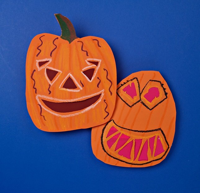 Giggling, Glowing Ghoulies craft