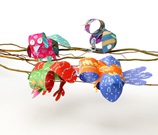 Loopy Birds craft