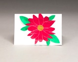 Glittering Poinsettia Card craft