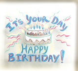 Birthday Surprise Window craft