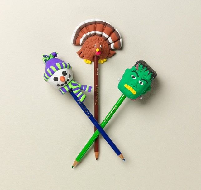 Winter Holiday Pencil Toppers lesson plan