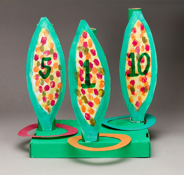 Colorful Corn Ring Toss lesson plan