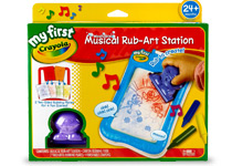 My First Crayola Musical Rub-Art Station