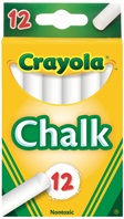 12 White Chalk Sticks
