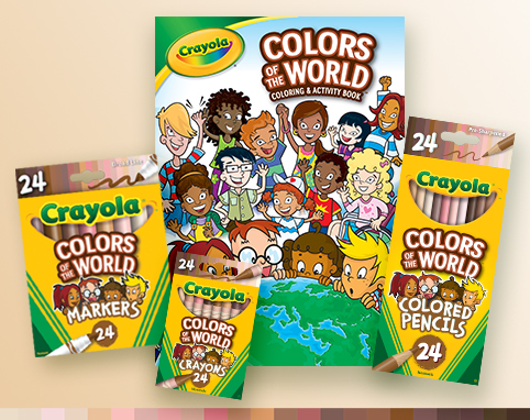 Crayola colours of the world top
