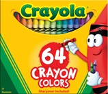 64 crayons