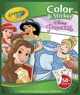 Color and Sticker Disney Princess