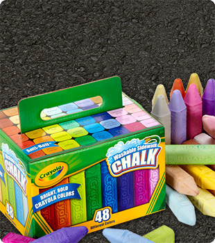 Sidewalk chalk small tout