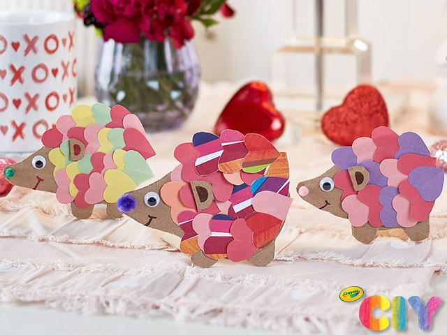 Hedgehog valentine best sale craft